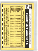 1990 Topps Tiffany Randy McCament