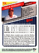 2005 Topps All-Time Fan Favorites Mitch Williams
