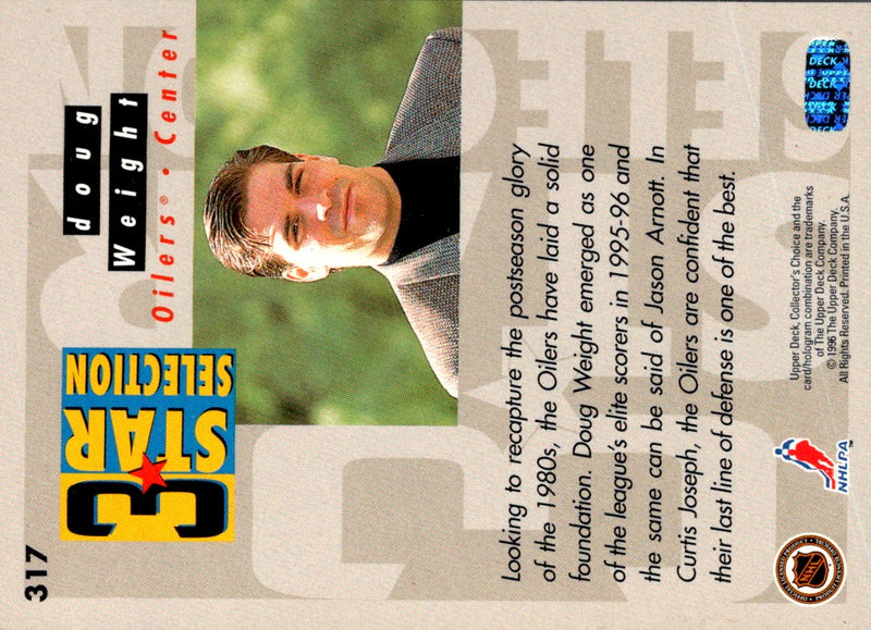 1996 Collector's Choice Doug Weight/Jason Arnott/Curtis Joseph