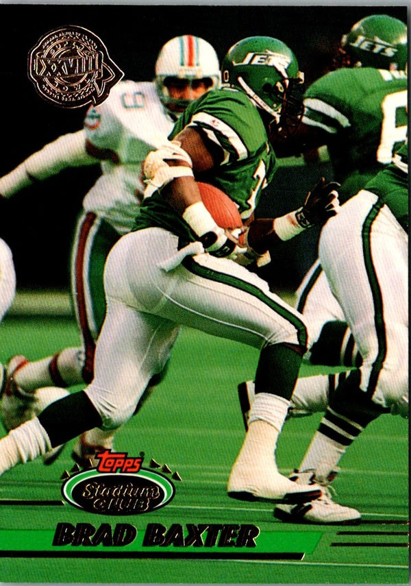 1993 Stadium Club Super Teams Bowl Brad Baxter #453