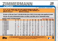 2019 Topps Jordan Zimmermann #249