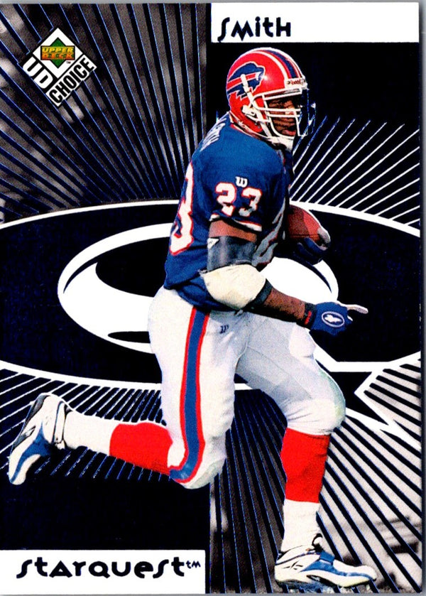 1998 UD Choice StarQuest/RookQuest Blue Antowain Smith/Skip Hicks #SR23