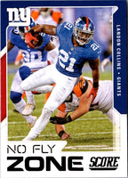 2017 Score No Fly Zone Landon Collins #14