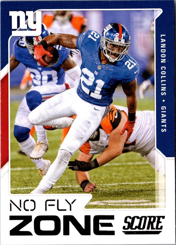 2017 Score No Fly Zone Landon Collins #14
