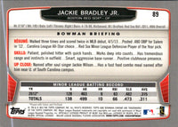 2013 Bowman Chrome Jackie Bradley Jr. #89 Rookie