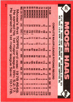 1986 Topps Traded Moose Haas #44T