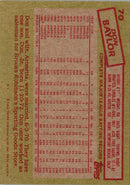 1985 Topps Don Baylor