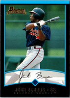 2001 Bowman Draft Picks & Prospects Josh Burrus #BDP110 Rookie