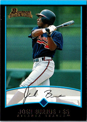 2001 Bowman Draft Picks & Prospects Josh Burrus #BDP110 Rookie