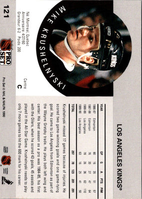 1986 Edmonton Oilers Postcards Mike Krushelnyski #26