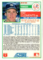 1988 Score Pat Clements #389