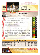2005 Topps Total Greg Aquino