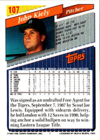 1993 Topps Gold John Kiely #107