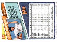 1993 Topps Rich Rodriguez #693