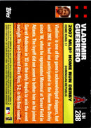 2007 Topps Update Vladimir Guerrero