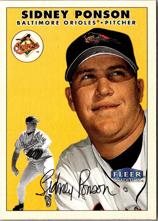 2000 Fleer Tradition Sidney Ponson #398