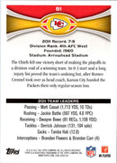 2012 Topps Kansas City Chiefs: Matt Cassel/Branden Albert