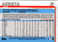 2019 Topps Philadelphia Phillies Jake Arrieta #PP-3