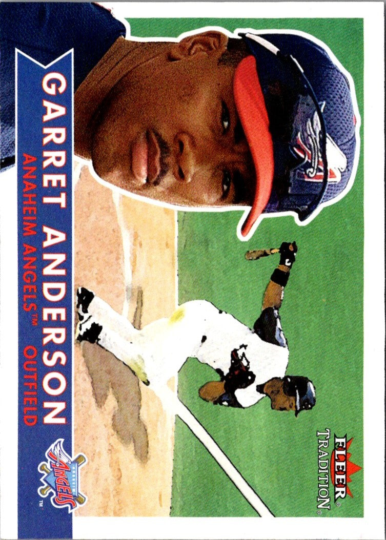 2001 Fleer Tradition Garret Anderson