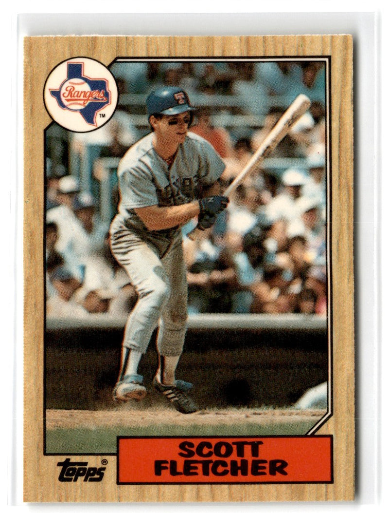 1987 Topps Tiffany Scott Fletcher