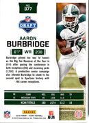 2016 Score Aaron Burbridge