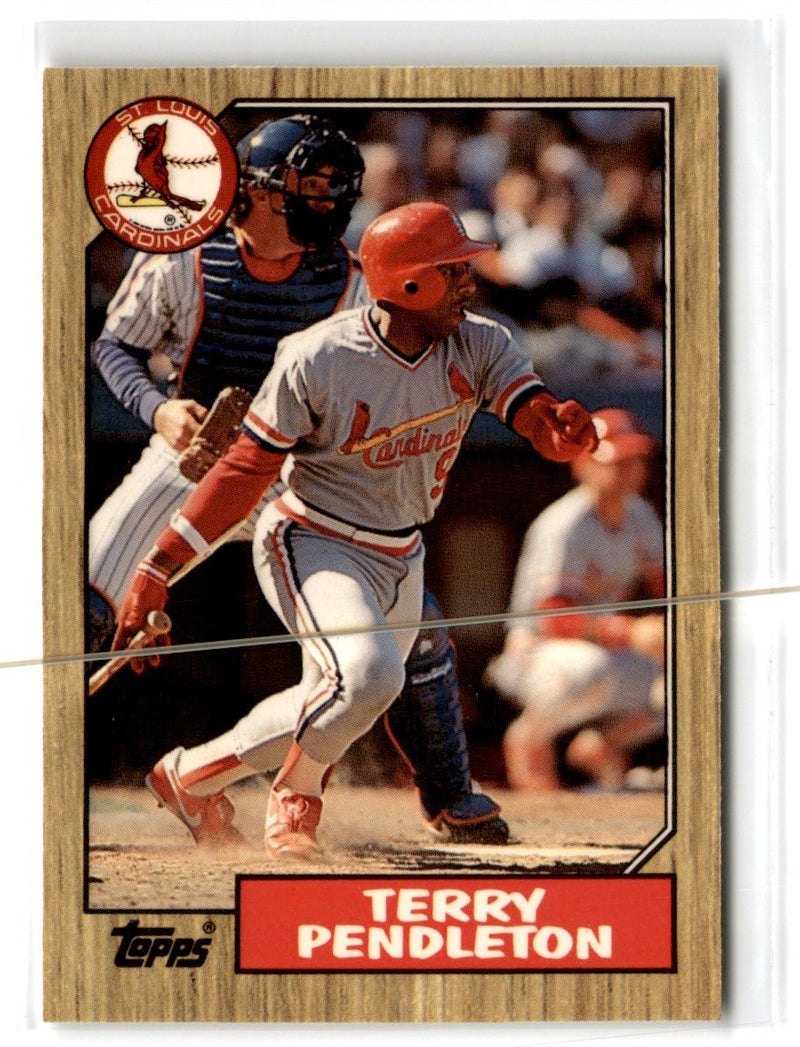 1987 Topps Tiffany Terry Pendleton