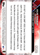 2016 Topps Update Julio Teheran