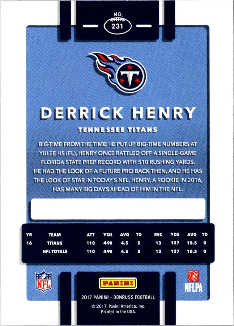 2017 Donruss Derrick Henry