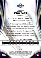 2017 Bowman Platinum Top Prospects Brett Phillips #TP-BP