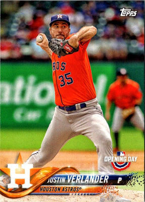 2018 Topps Opening Day Justin Verlander #52