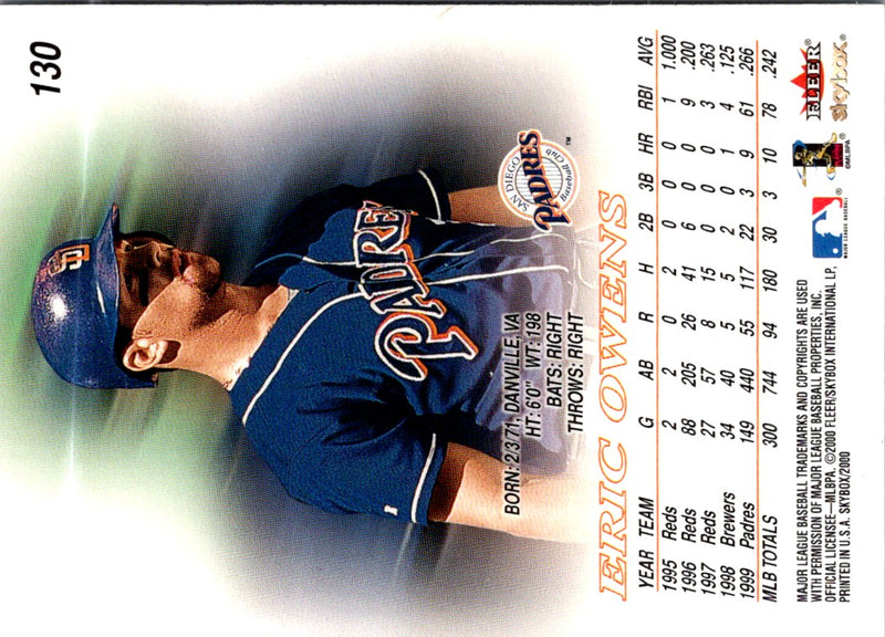 1999 Skybox Eric Chavez