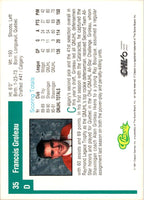 1991 Classic Draft Picks Francois Groleau #35