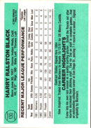 1984 Donruss Bud Black