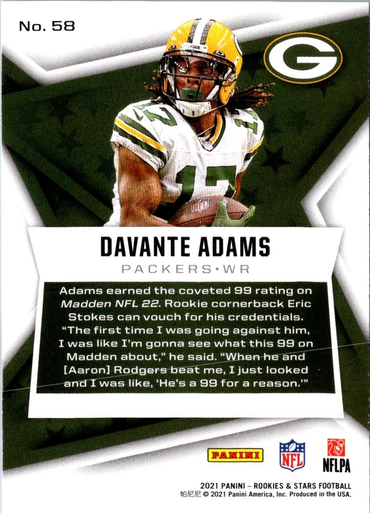 2021 Panini Rookies & Stars Davante Adams