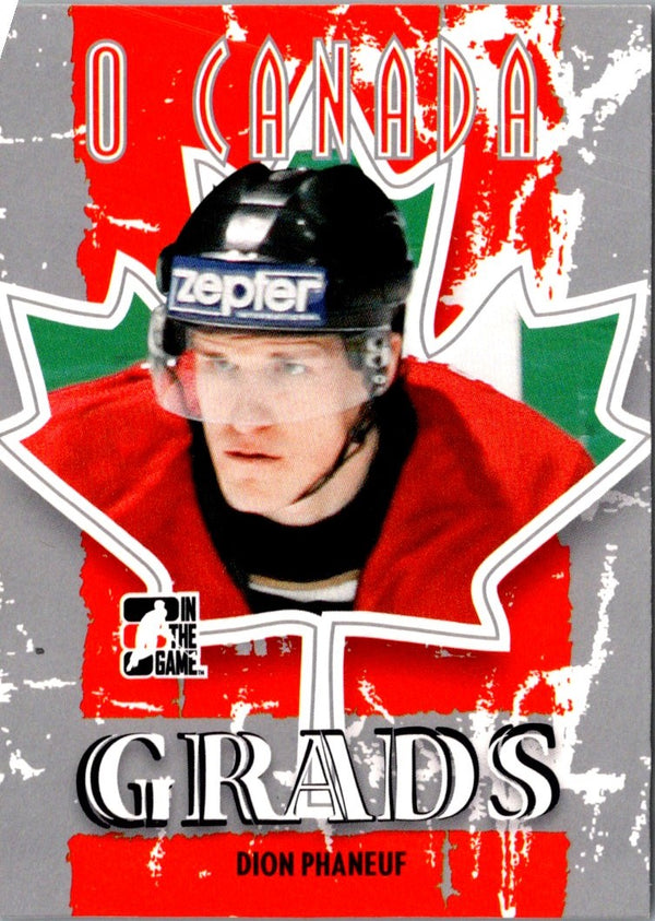 2007 In The Game O Canada Dion Phaneuf #70