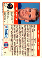 1989 Pro Set Jim Thornton #517 Rookie