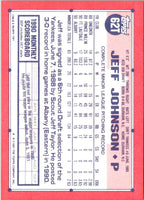 1991 Topps Traded Jeff Johnson #62T Rookie