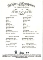 2013 Topps Allen & Ginter Josh Rutledge #313