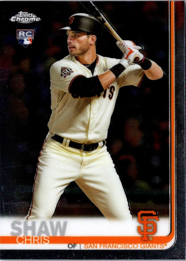 2019 Topps Chrome Chris Shaw #173 Rookie