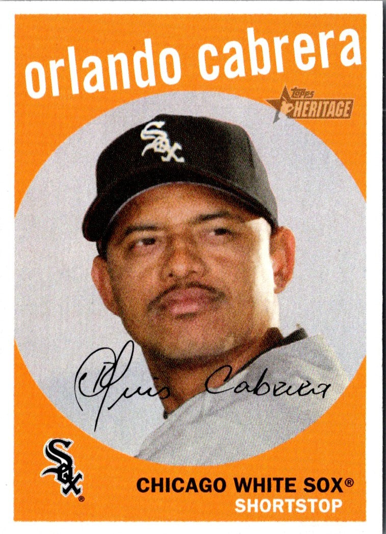 2008 Topps Heritage Orlando Cabrera