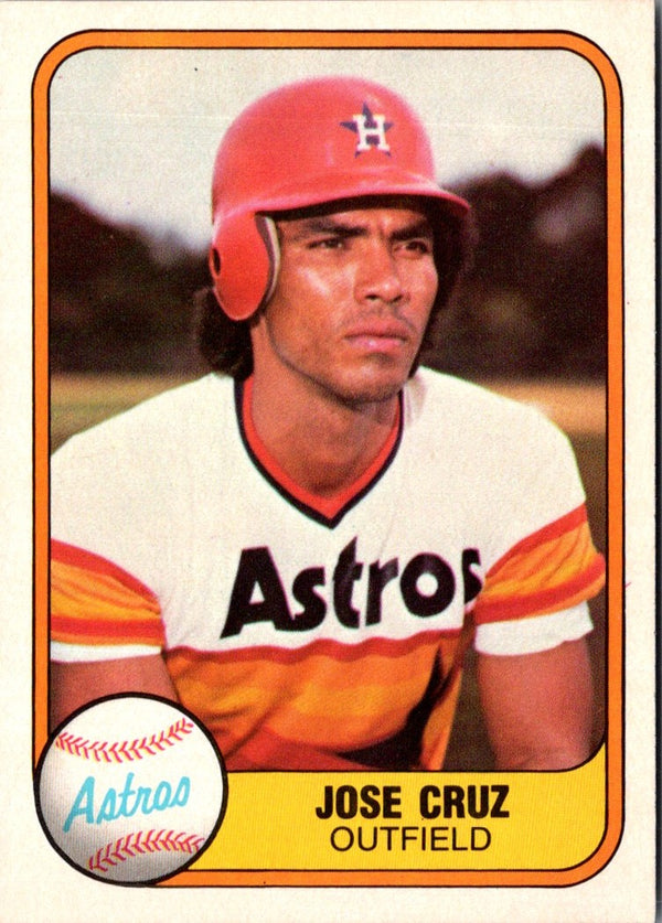 1981 Fleer Jose Cruz #60