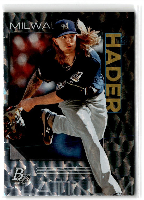 2020 Bowman Platinum Josh Hader #87