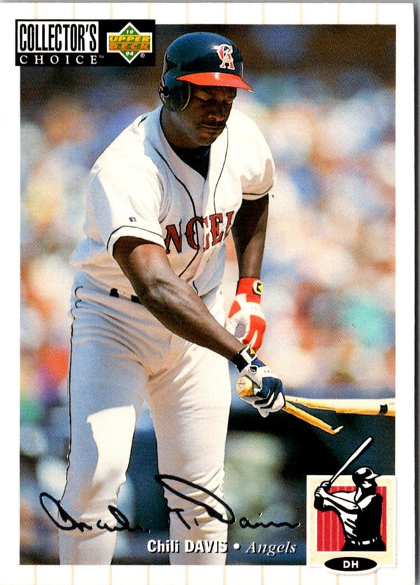 1994 Collector's Choice Silver Chili Davis #491