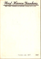 1977 TCMA West Haven Yankees Duke Drawdy #6