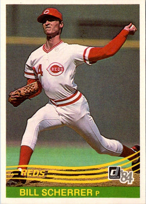 1984 Donruss Bill Scherrer #203 Rookie