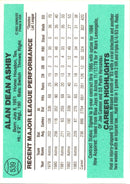 1984 Donruss Alan Ashby