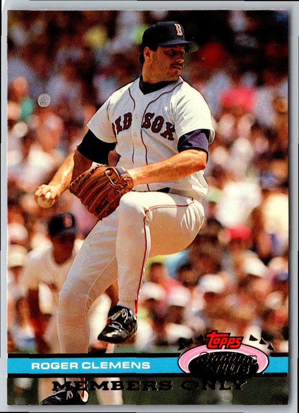1991 Stadium Club Roger Clemens #309
