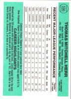 1984 Donruss Tom Herr #596
