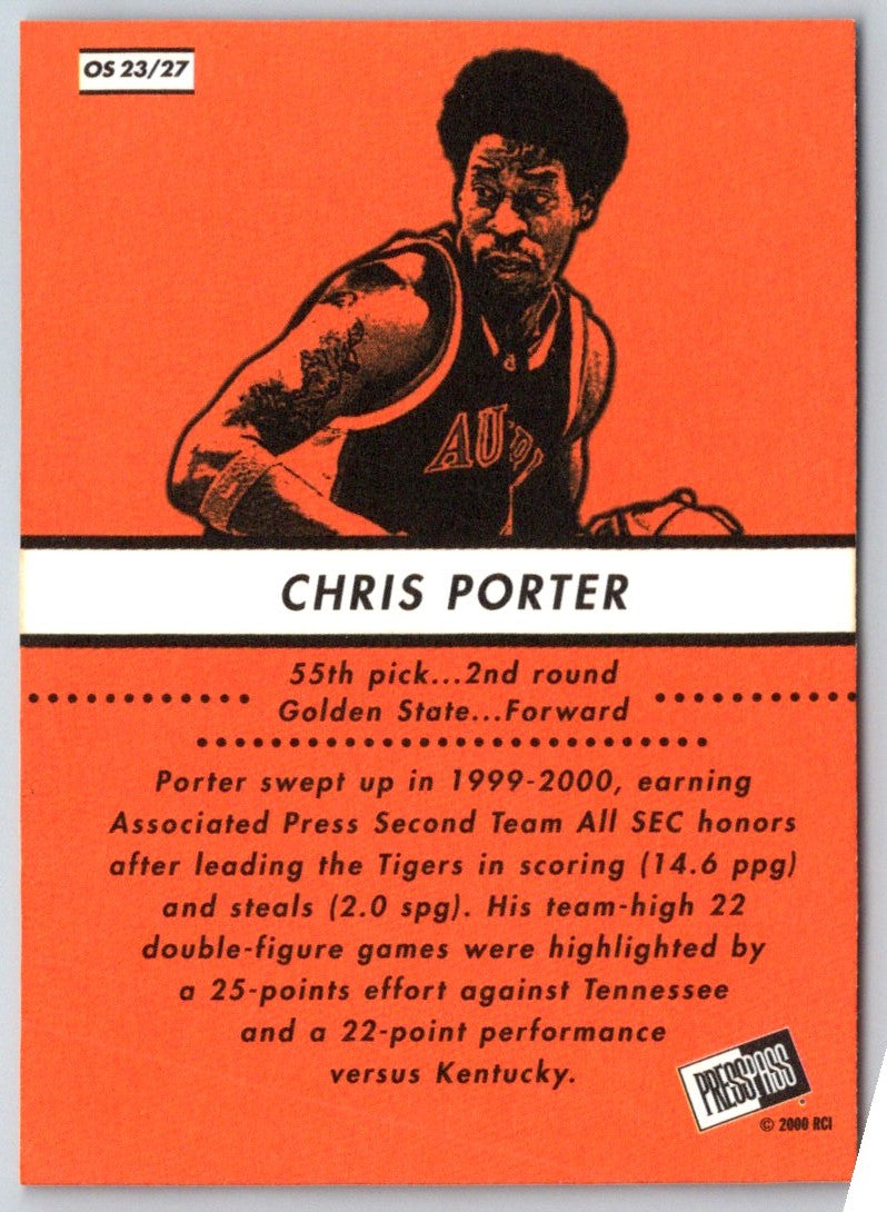 2000 Press Pass SE Old School Chris Porter