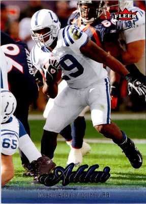 2007 Donruss Threads Joseph Addai #85